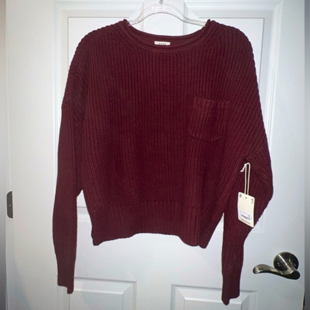 Maroon Sweater (M) - ANA - NWT